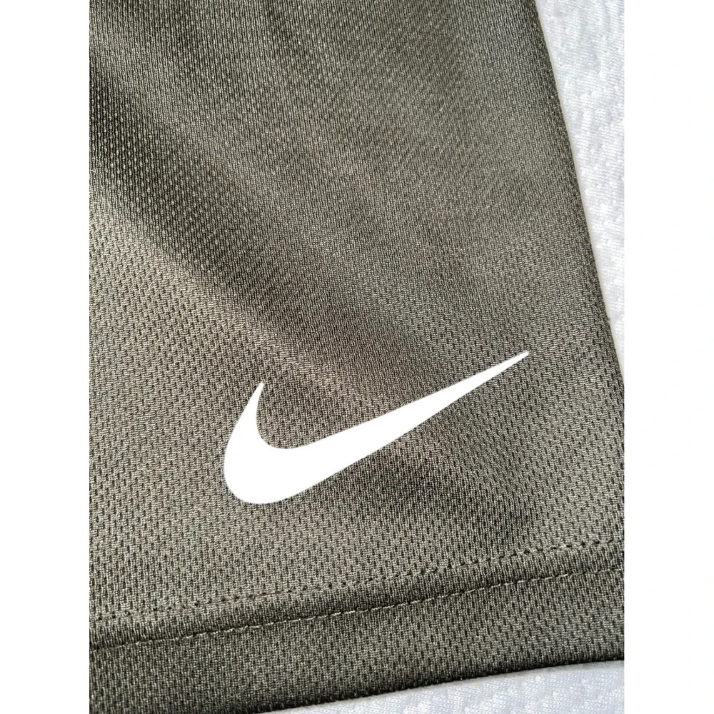 Nike 3 Brand Russell Wilson Boys Large Olive Green Athletic Shorts Kids L 12-13
